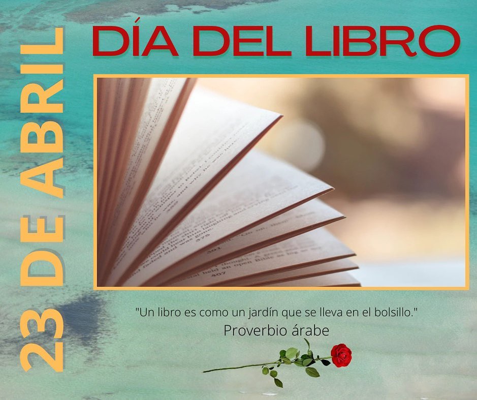 𝙵𝚎𝚕𝚒𝚣 𝚍𝚒́𝚊 𝚍𝚎𝚕 𝚕𝚒𝚋𝚛𝚘 📚

Dice Mario Vargas Llosa que leer es lo más importante que le ha sucedido en la vida.
Miguel de Cervantes que el que lee mucho y anda mucho, ve mucho y sabe mucho.
Y Jorge Luis Borges imaginaba el paraíso como una especie de biblioteca.
#felizdiadellibro#leeresvivir
#leerescrecer#santjordi🌹🐉📚