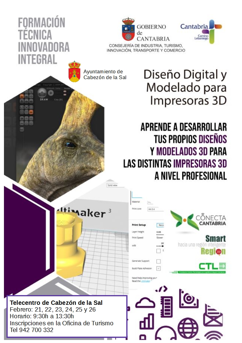 CURSO DE DISEÑO DIGITAL Y MODELADO PARA 3D