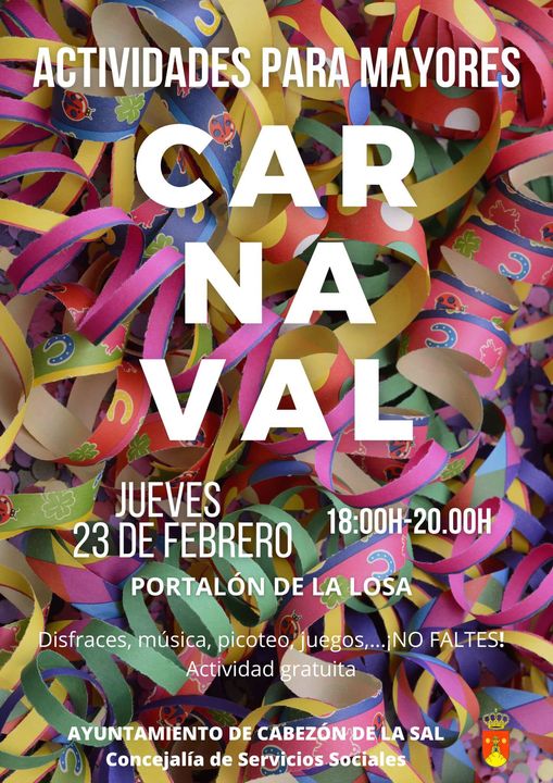 Carnaval para mayores