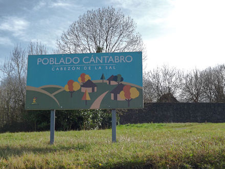 Cartel Poblado Cantabro